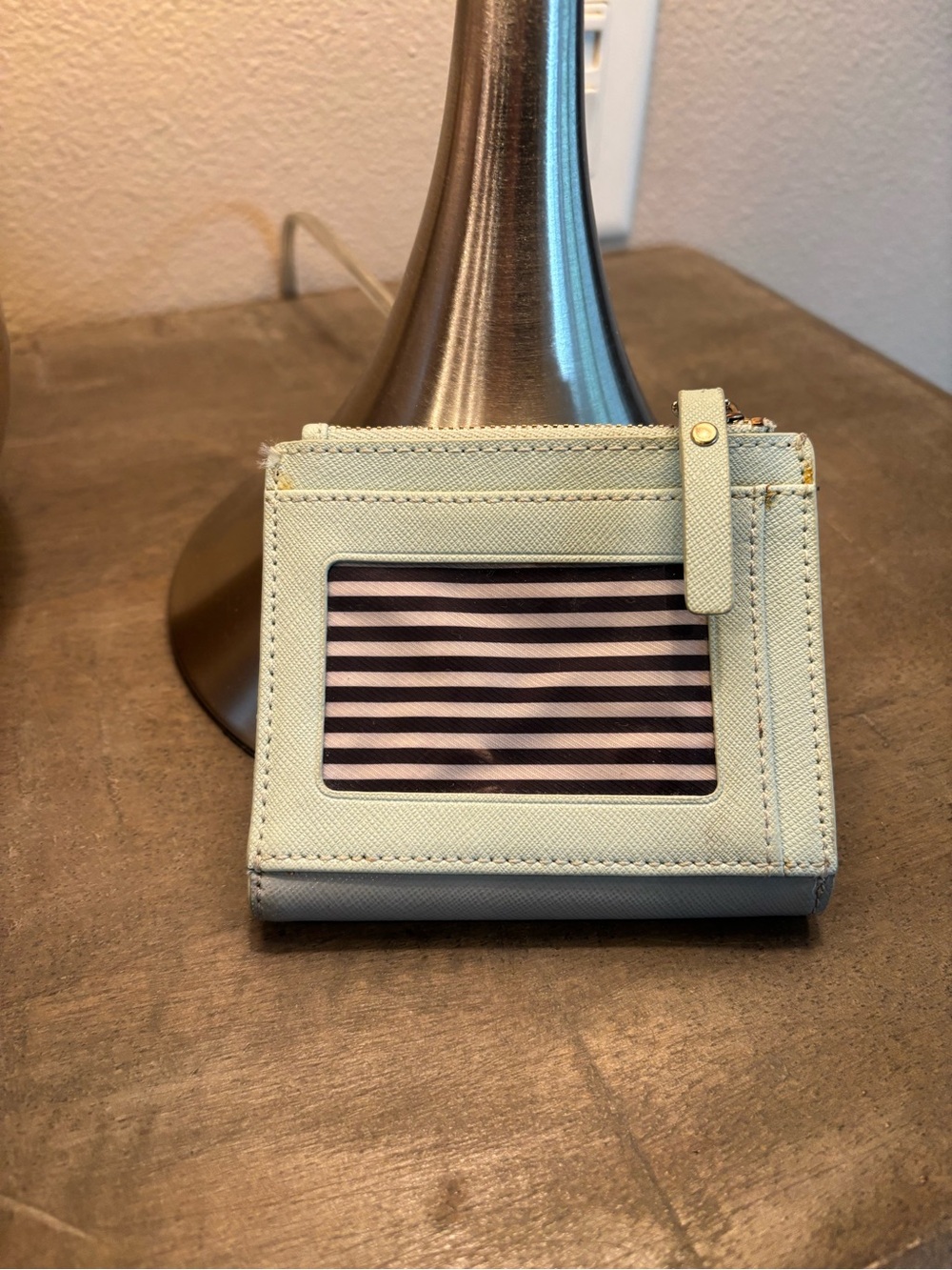 kate spade Light Blue & Pink Car Zip Around Wallet - Picture 2 of 4